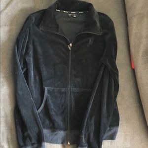 BCBG velour track jacket